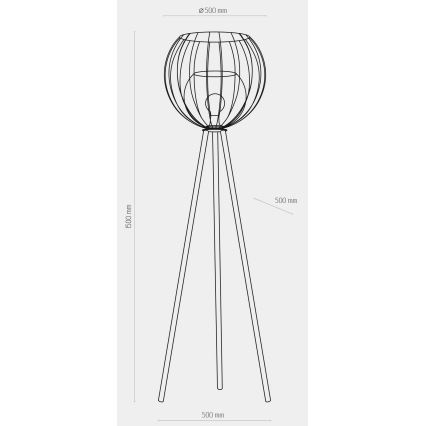 Stojací lampa UNIVERSO 1xE27/60W/230V