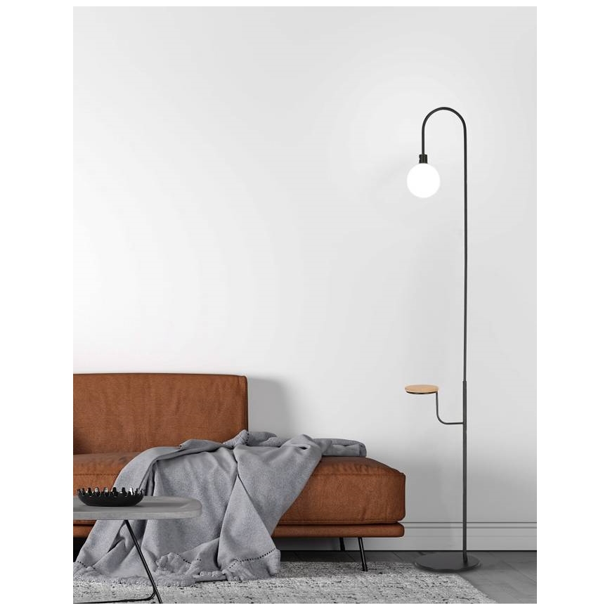 Stojací lampa VANITY 1xG9/40W/230V černá