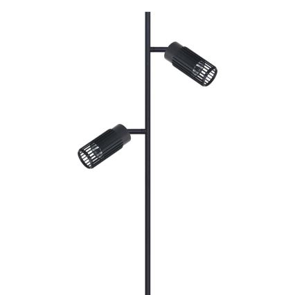 Stojací lampa VERTICAL 2xGU10/8W/230V černá