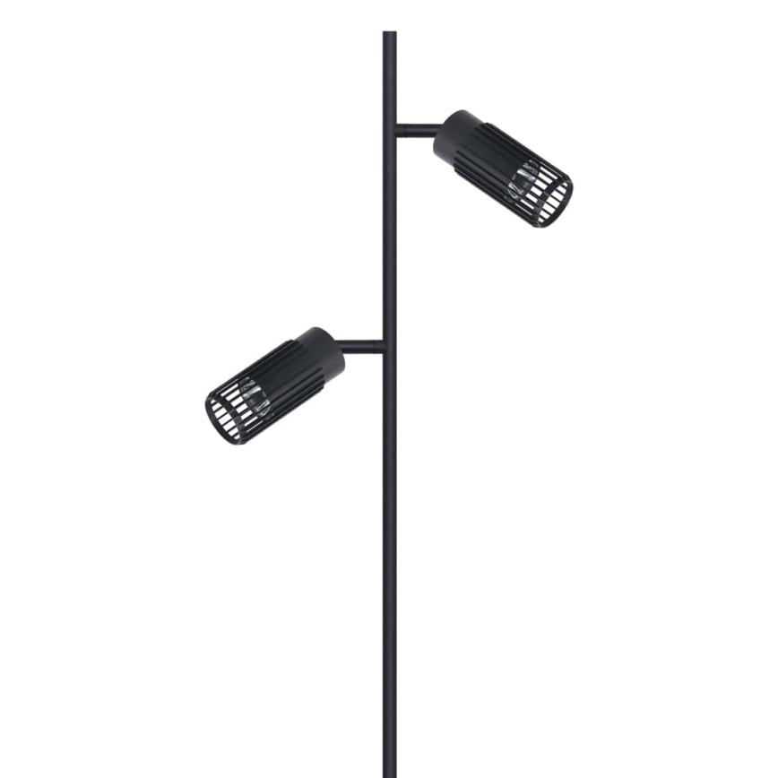 Stojací lampa VERTICAL 2xGU10/8W/230V černá