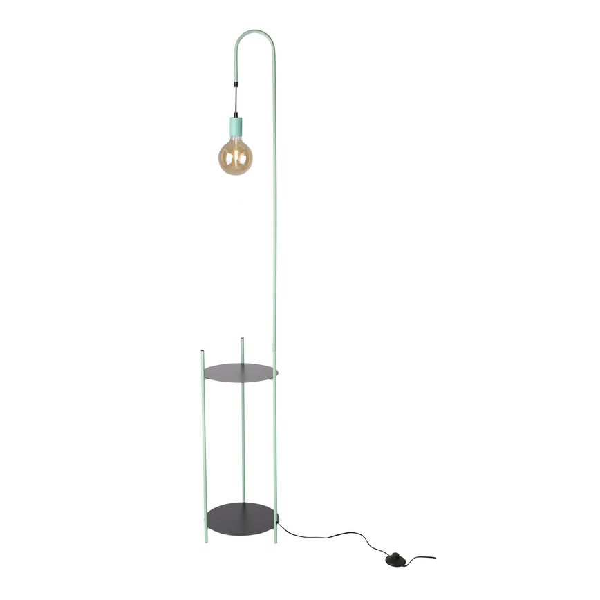Stojací lampa WALK 1xE27/40W/230V tyrkysová