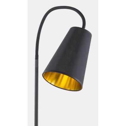 Stojací lampa WIRE 1xE27/15W/230V černá/zlatá