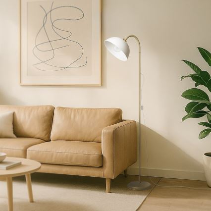 Stojací lampa ZACK 1xE27/15W/230V béžová