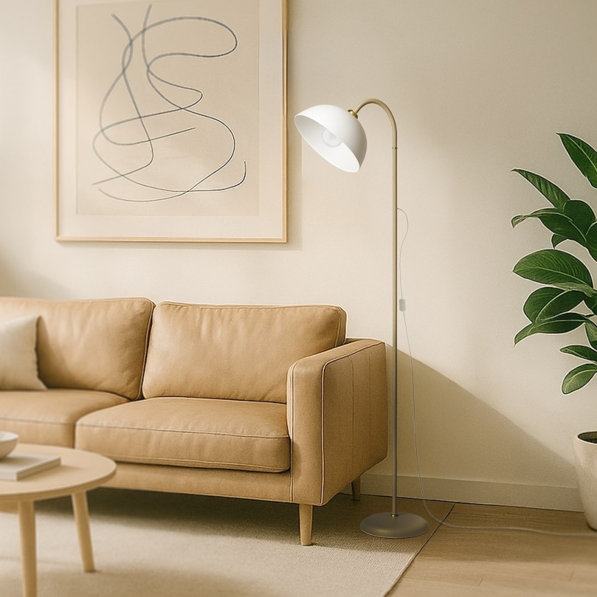 Stojací lampa ZACK 1xE27/15W/230V béžová