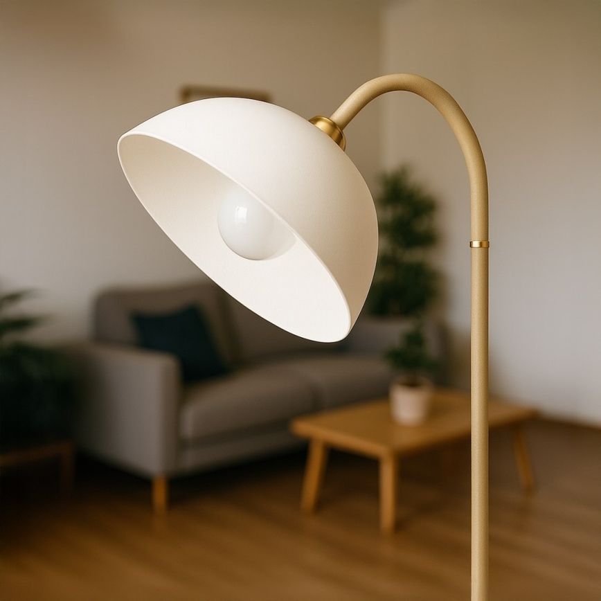 Stojací lampa ZACK 1xE27/15W/230V béžová