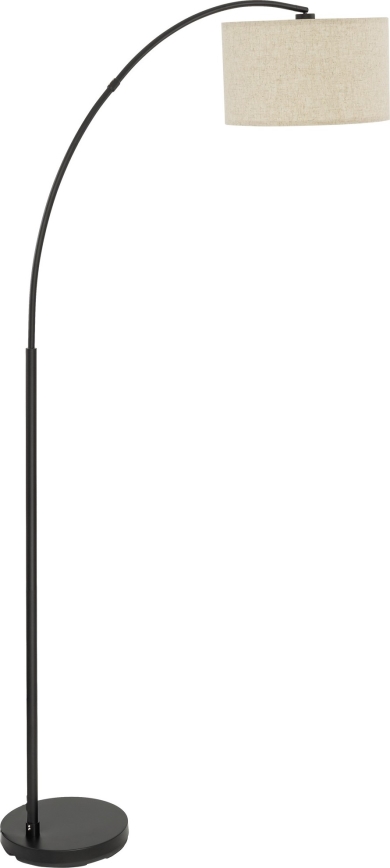 Stojací lampa ZENITH 1xE27/15W/230V černá/béžová