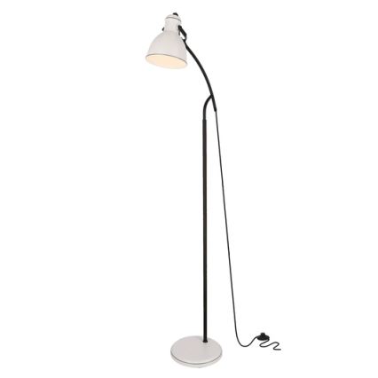 Stojací lampa ZUMBA 1xE27/40W/230V bílá/černá