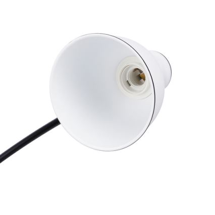 Stojací lampa ZUMBA 1xE27/40W/230V bílá/černá