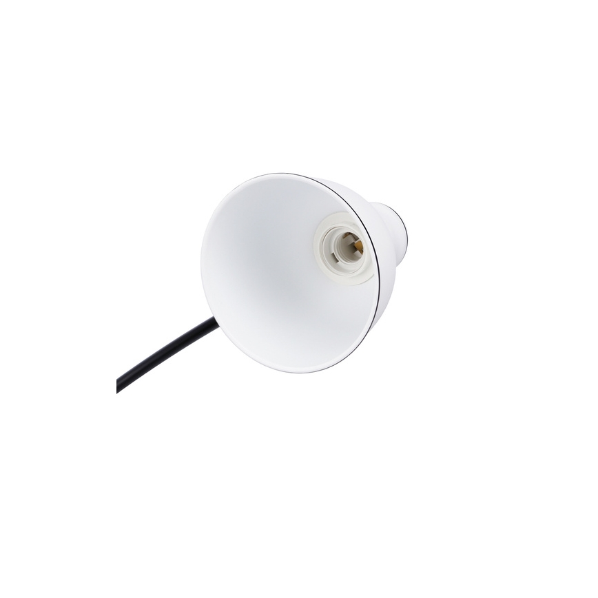 Stojací lampa ZUMBA 1xE27/40W/230V bílá/černá