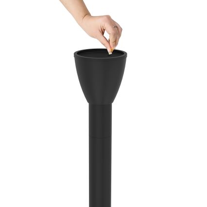 Stojací popelník SMOKERS ACCESSORIES pr. 25 cm černá