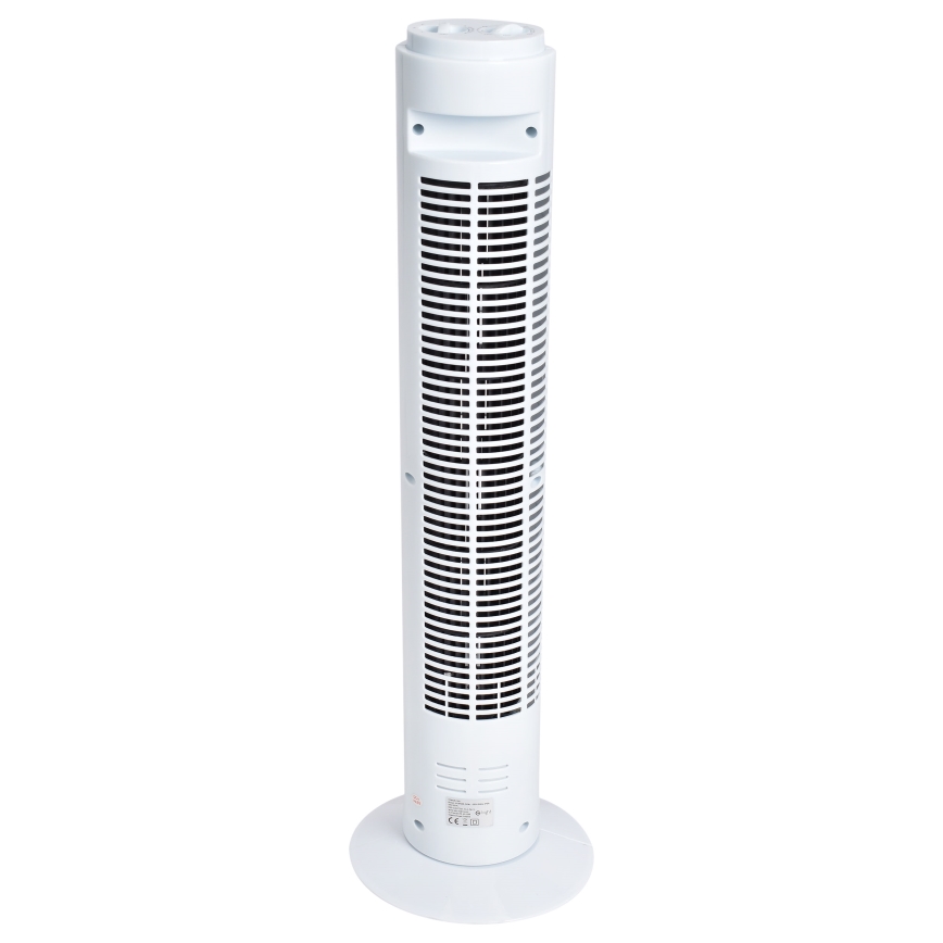 Stojací ventilátor TOWER 50W/230V bílá