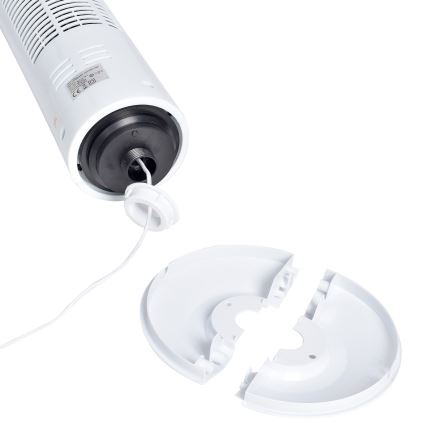 Stojací ventilátor TOWER 50W/230V bílá