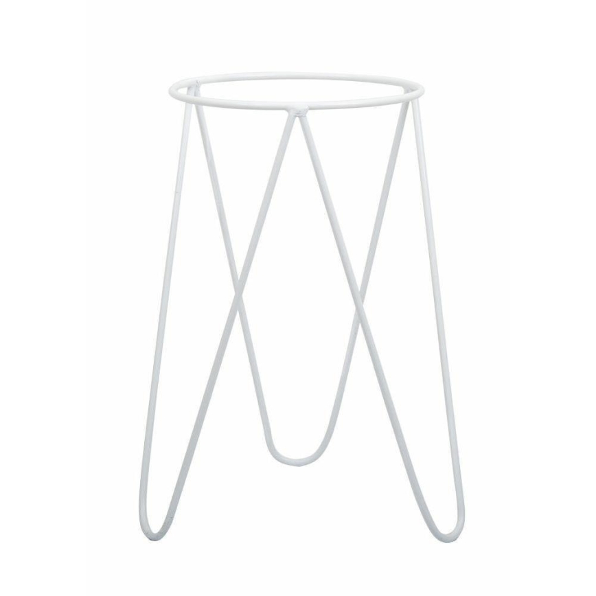 Stojan na květináč LOFT 50x30 cm bílá