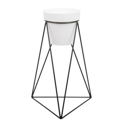 Stojan na květináč TRIANGL 60x45 cm černá