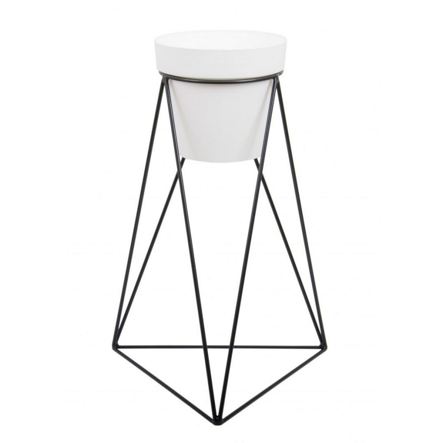 Stojan na květináč TRIANGL 60x45 cm černá