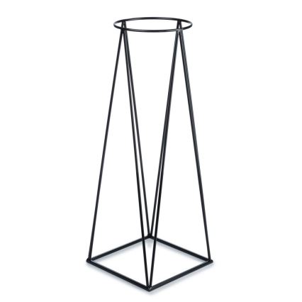 Stojan na květináč TRIANGL 80x30 cm černá