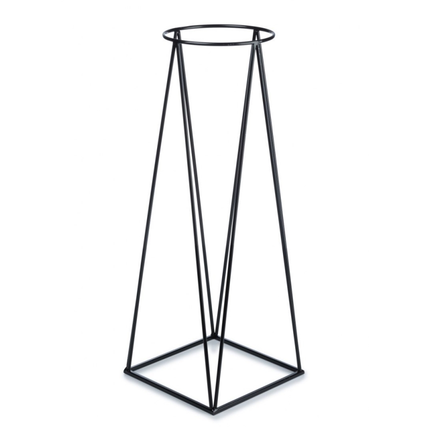 Stojan na květináč TRIANGL 80x30 cm černá
