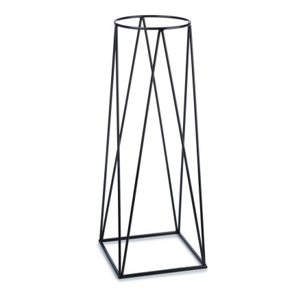 Stojan na květináč TRIANGL 80x30 cm černá