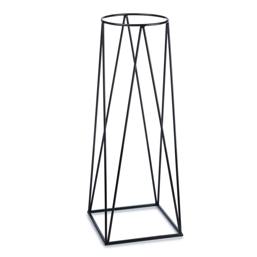 Stojan na květináč TRIANGL 80x30 cm černá
