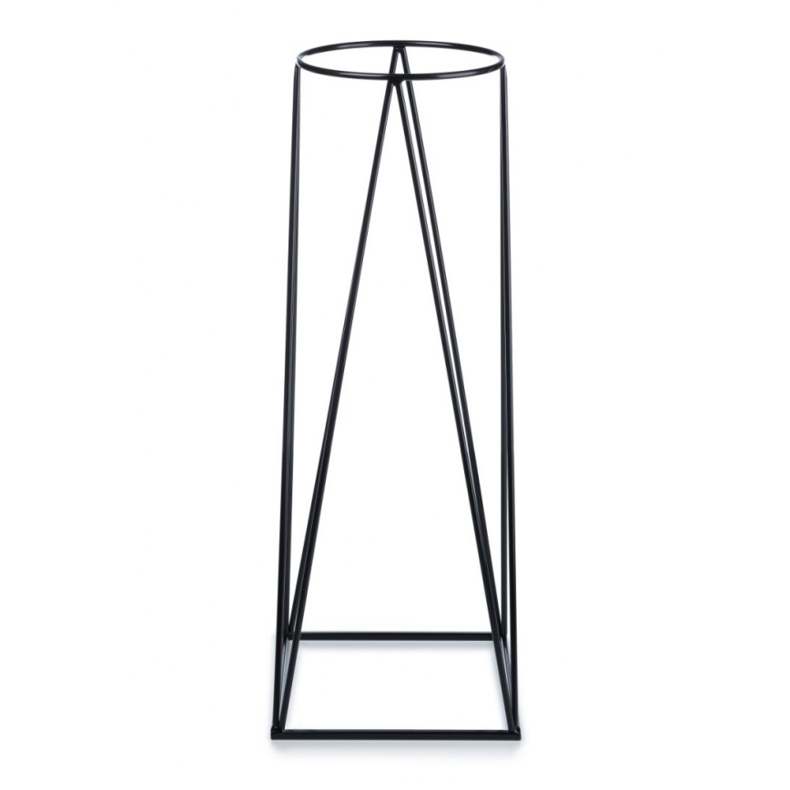 Stojan na květináč TRIANGL 80x30 cm černá