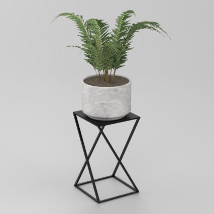 Stojan na květiny 40x24 cm černá