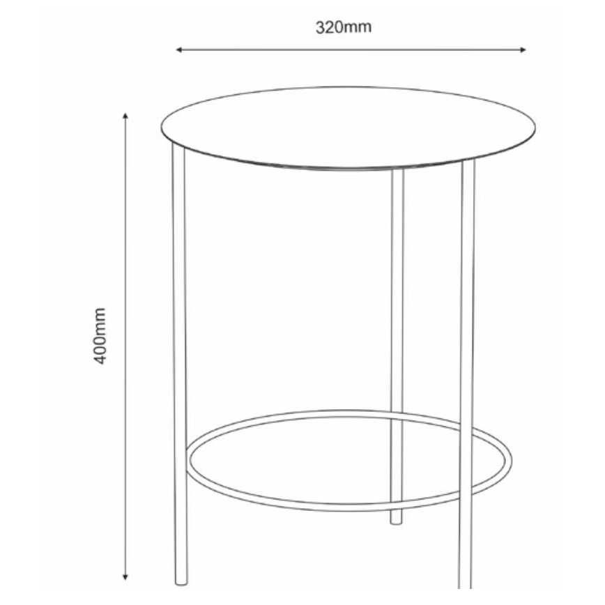 Stojan na květiny 40x32 cm bílá