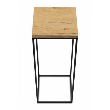 Stojan na květiny BASICLOFT 60x24 černá/hnědá