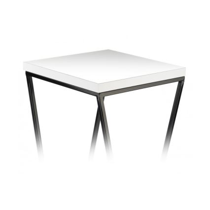 Stojan na květiny LOFT 100x24 cm černá/bílá