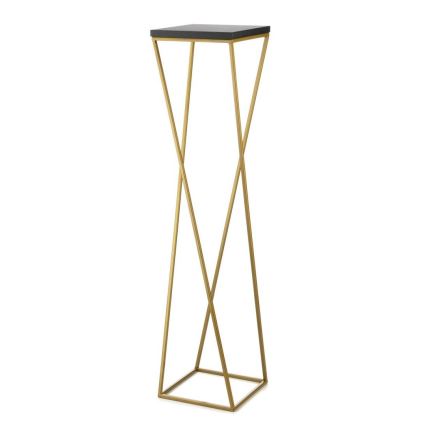 Stojan na květiny LOFT 100x24 cm zlatá/černá