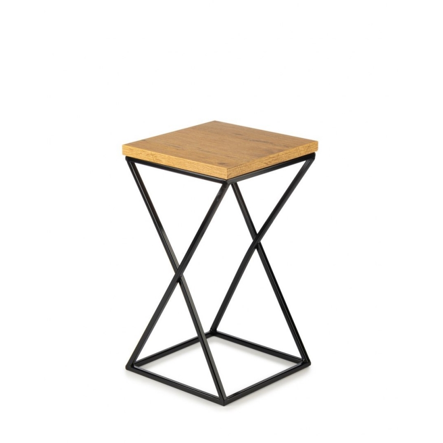 Stojan na květiny LOFT 40x24 cm černá/hnědá