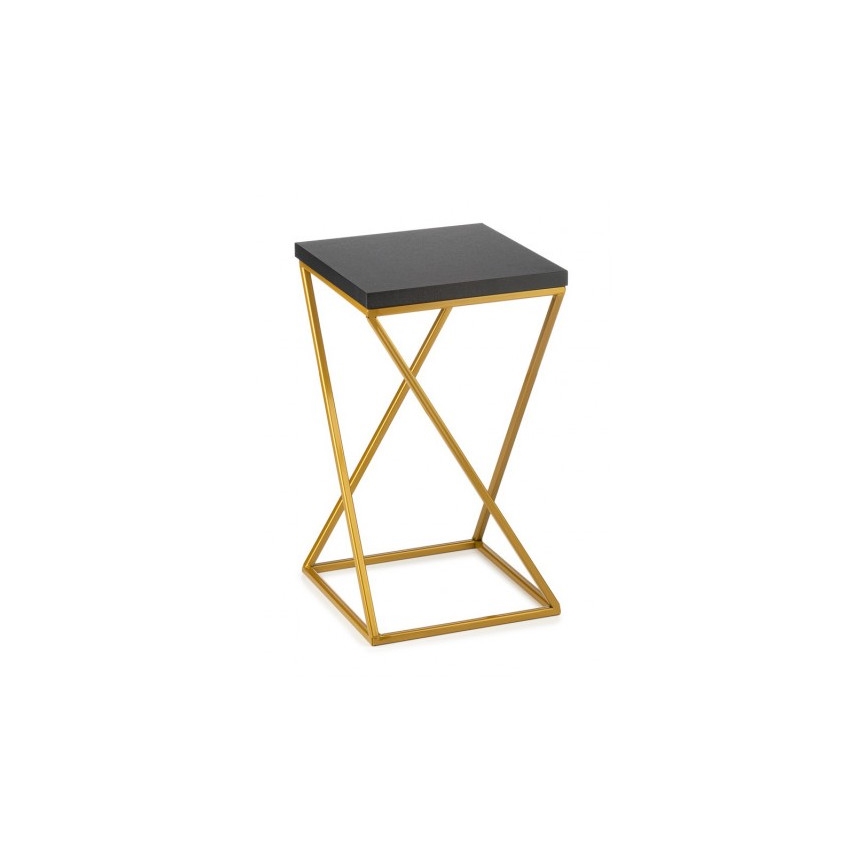 Stojan na květiny LOFT 40x24 cm zlatá/černá