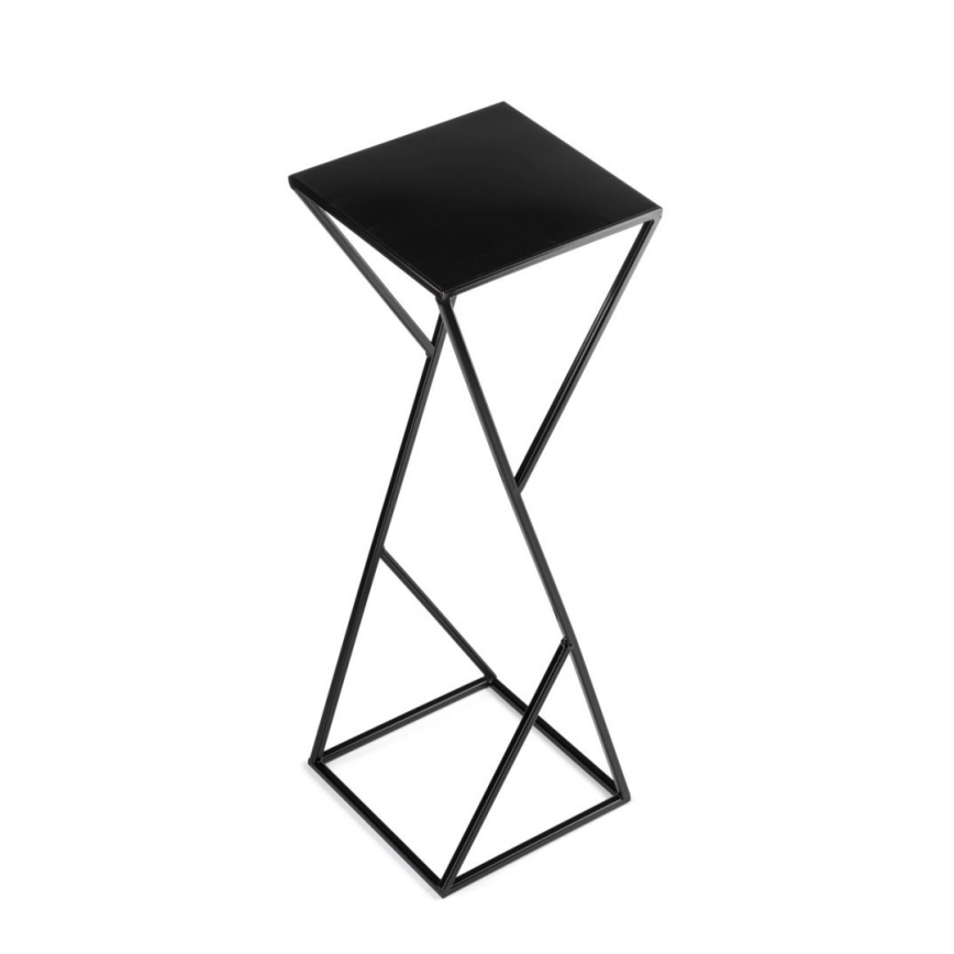 Stojan na květiny LOFT 70x23,5 cm černá