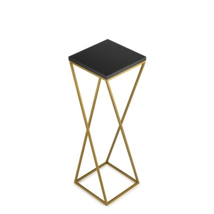 Stojan na květiny LOFT 70x24 cm zlatá/černá