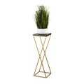 Stojan na květiny LOFT 70x24 cm zlatá/černá