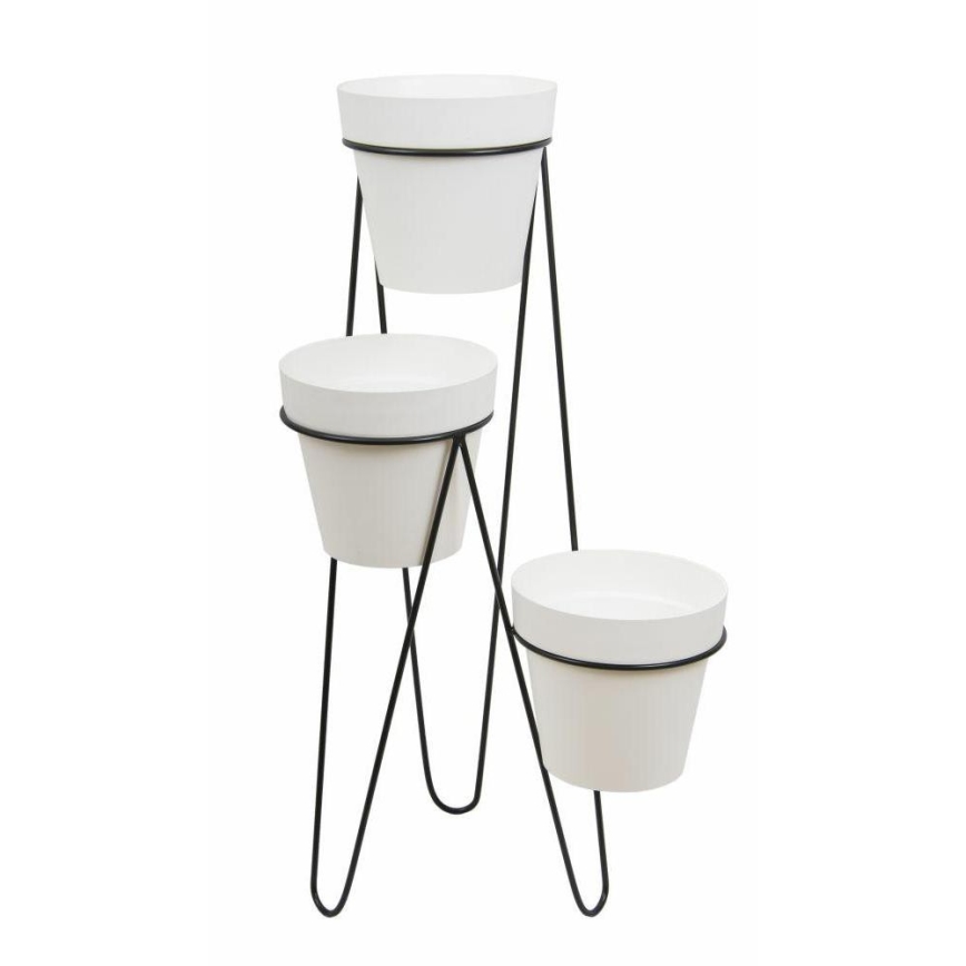 Stojan na květiny LOFT 95x45 cm černá