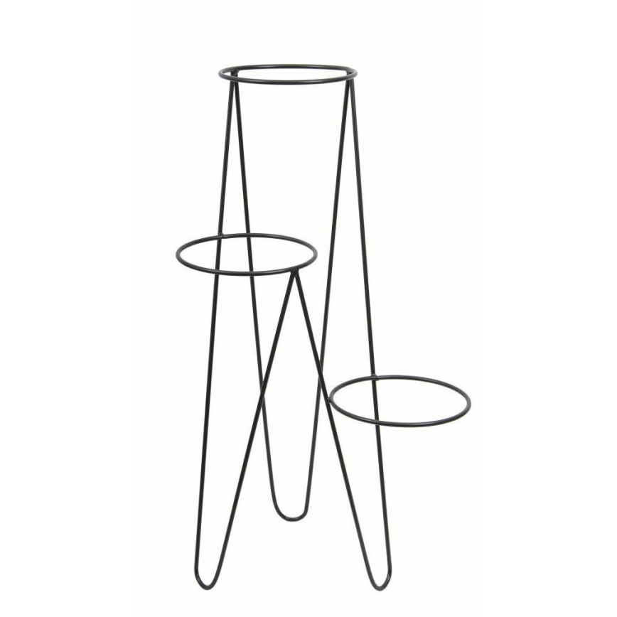 Stojan na květiny LOFT 95x45 cm černá
