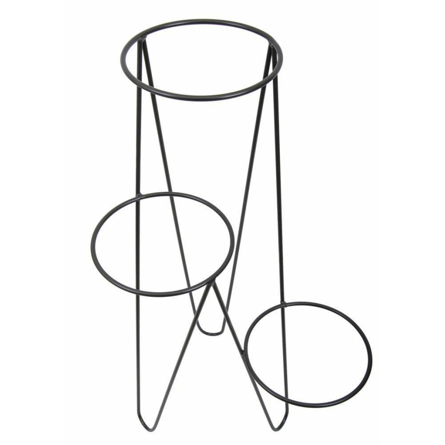 Stojan na květiny LOFT 95x45 cm černá