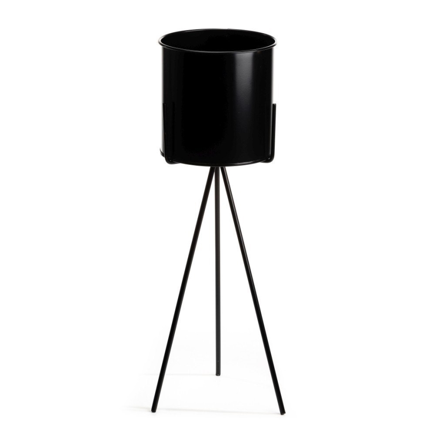 Stojan na květiny TRIPOD 65x25 cm černá