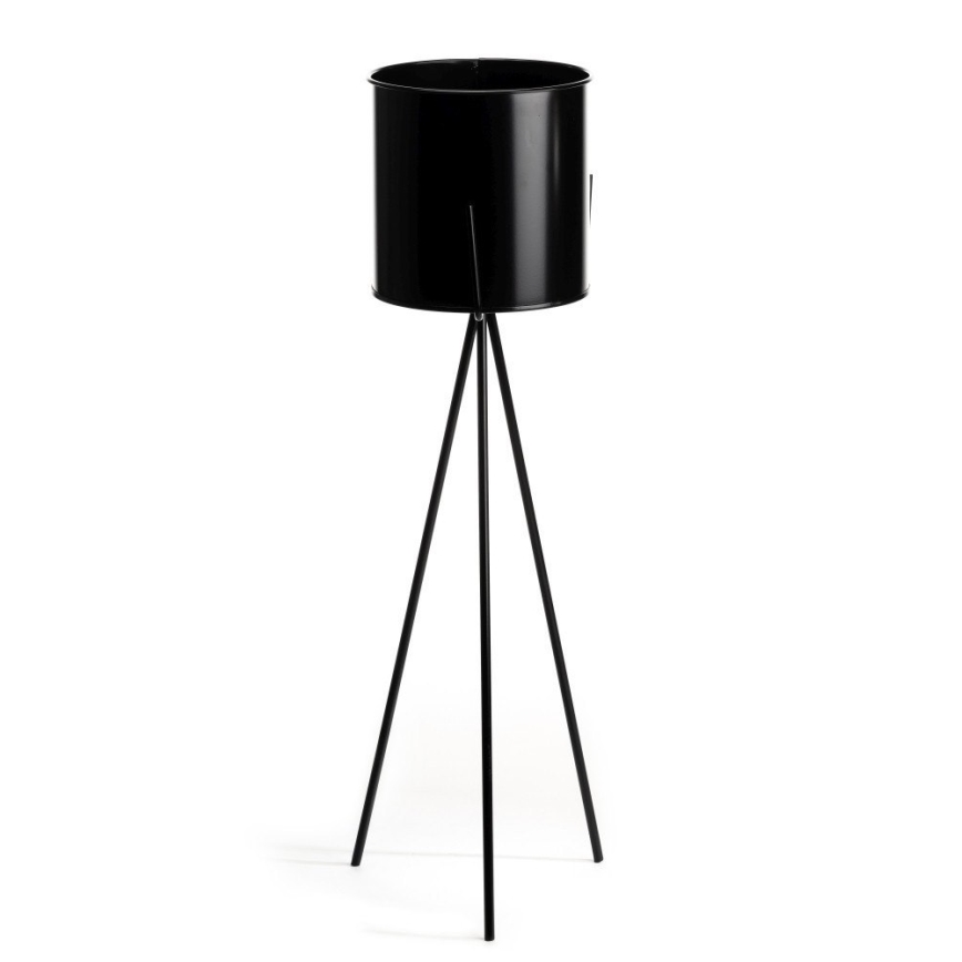 Stojan na květiny TRIPOD 80x25 cm černá