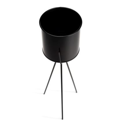 Stojan na květiny TRIPOD 80x25 cm černá