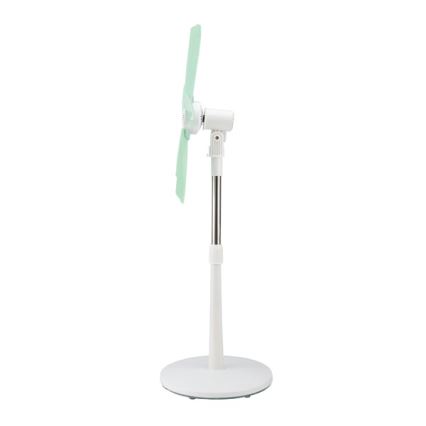 Stojanový ventilátor 15W/230V 100 cm bílá/zelená