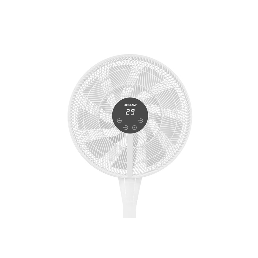 Stojanový ventilátor 25W/230V pr. 40 cm bílá + dálkové ovládání