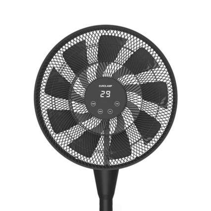 Stojanový ventilátor 25W/230V pr. 40 cm černá + dálkové ovládání