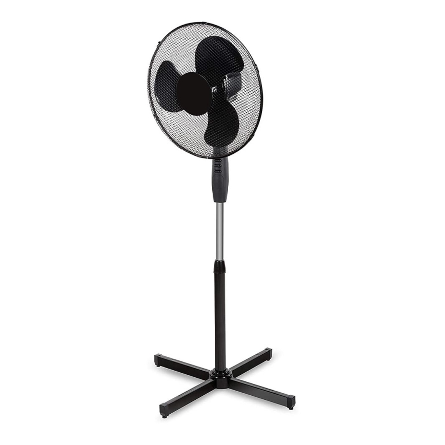 Stojanový ventilátor 40W/230V pr. 40 cm černá