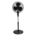 Stojanový ventilátor 60W/230V 125 cm černá