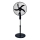 Stojanový ventilátor 60W/230V pr. 50 cm černá