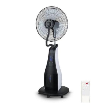 Stojanový ventilátor pr. 43 cm s rozprašovačem vody 80W/230V černá + DO
