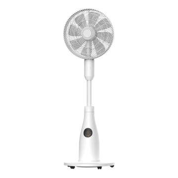 Stojanový ventilátor s mlhovým efektem 50W/230V pr. 40 cm bílá + dálkové ovládání