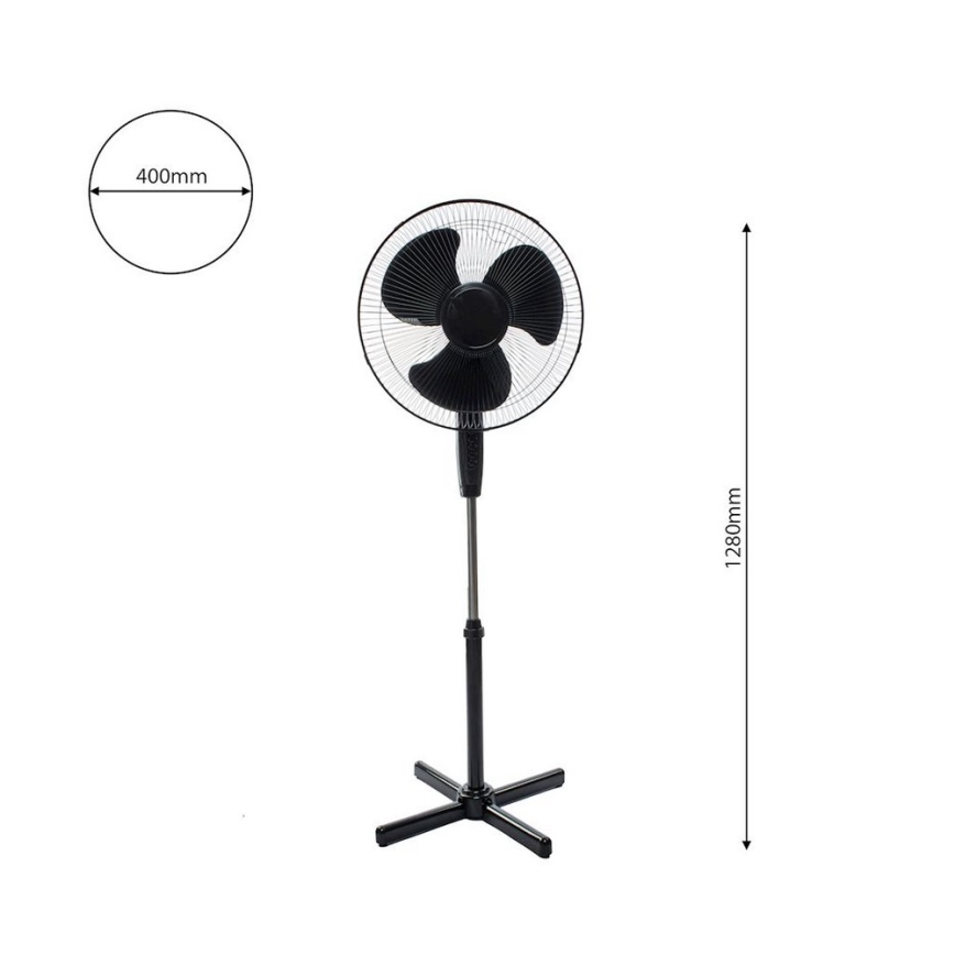 Stojanový ventilátor STANDING pr. 40 cm 45W