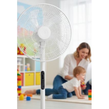 Stojanový ventilátor VIENTO-R 40W/230V bílá + dálkové ovládání